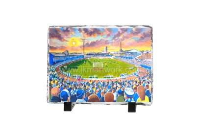 Bristol Rovers FC - Eastville Stadium Art Slate Presentation